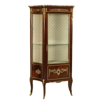 display cabinet, 800, 900, mahogany, veneered, #bottega, #barocchetto, # {* $ 0 $ *}
