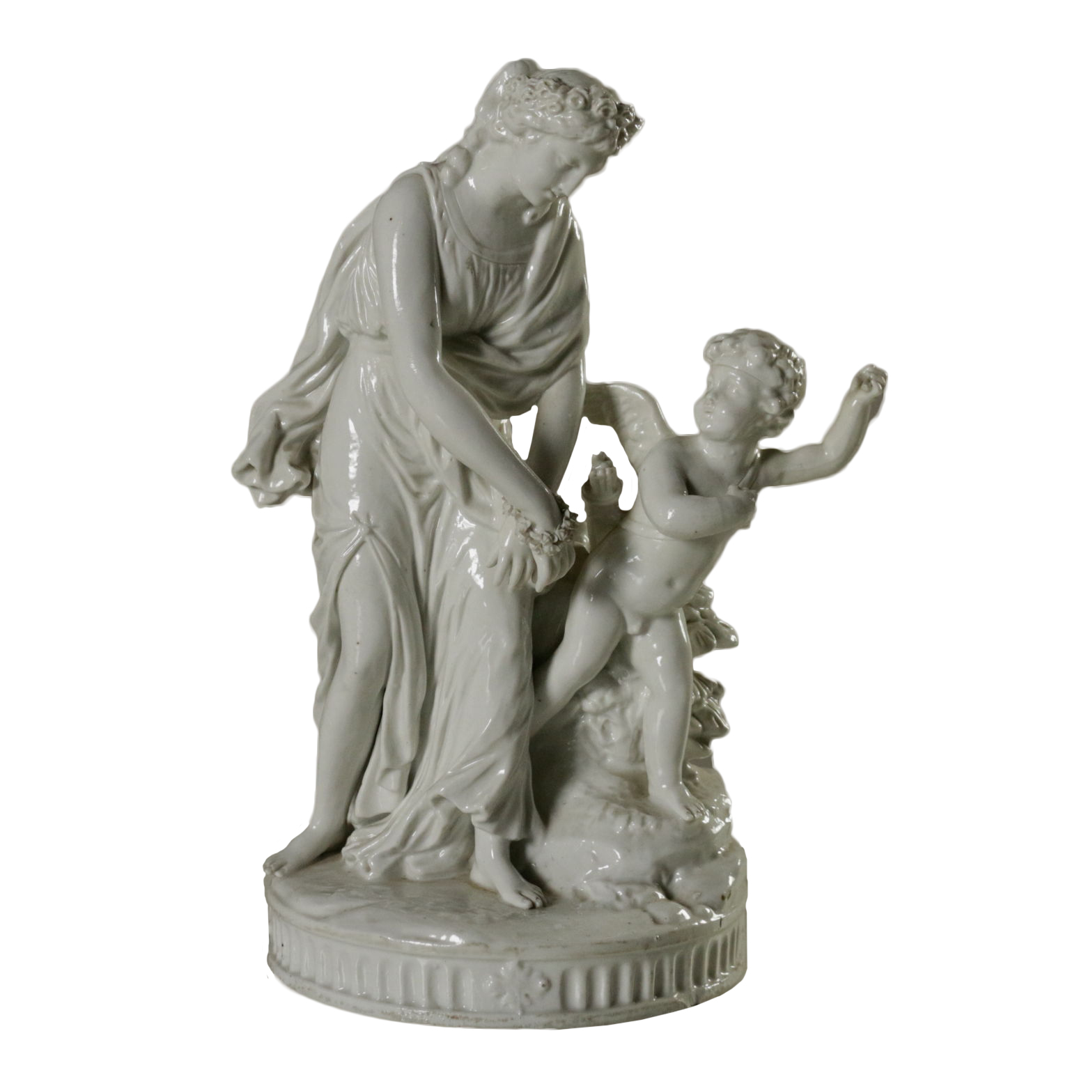 Venere e Cupido Ceramiche Antiquariato dimanoinmano.it