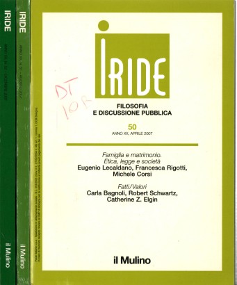 Iride, anno XX, 2007 (nn. 50-51-52)