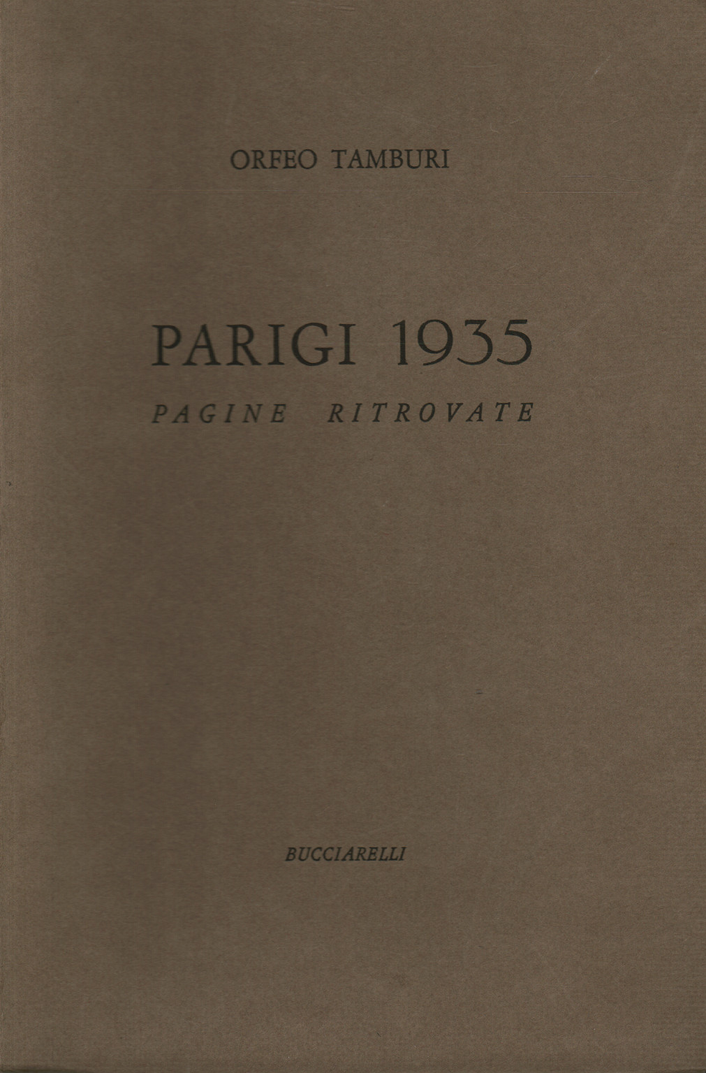 París, 1935. Páginas encontradas, s.una.