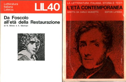 La letteratura italiana. Storia e testi: L'età contemporanea (Volumi nn. 40-66)