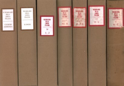 Il vocabolario della lingua italiana (4 volumi in 5 tomi / Il conciso / CD Rom e addenda)