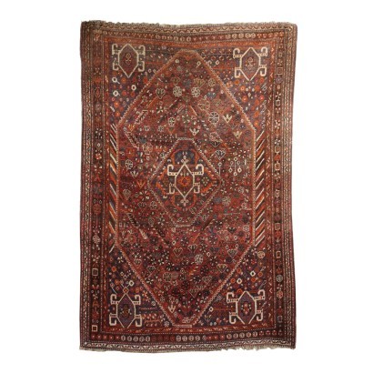 Tapis Malayer Coton Laine Iran Années 1920 1930