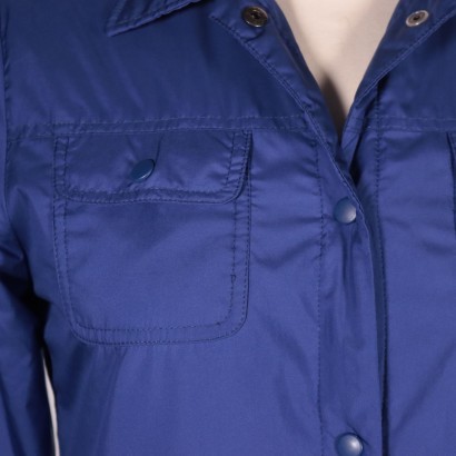 Aspesi Blue Jacket-Shirt Polyester Gallarate Italy