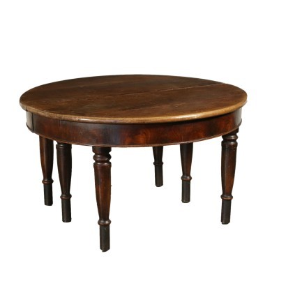 Extensible Table Walnut Italy 19th Century