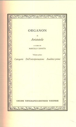 Organon Volume primo