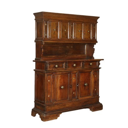 Emilian Baroque Cupboard Walnut Poplar Italy 18th Century