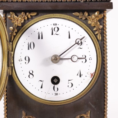 Horloge de Table Napoléon III Bronze Métal - France XIX Siècle.