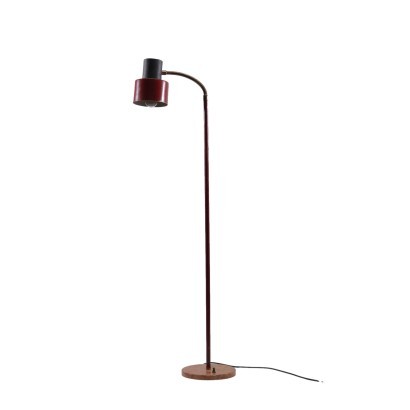 Vintage 1960s Stilux Floor Lamp Enamelled Alluminium Metal Italy