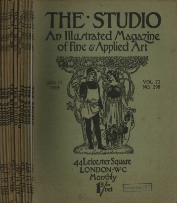 The Studio annata 1918 completa (12 fascicoli)
