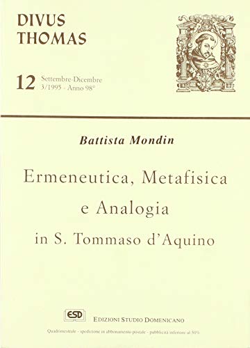 Ermetica Metafisica e analogia in S.