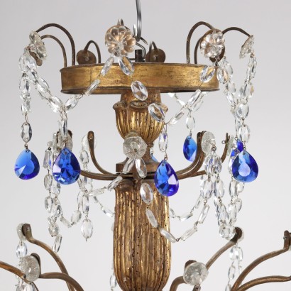 Neoclassical Chandelier Glass Italy XVIII Century