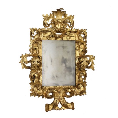 Baroque Mirror Wood Italy XVII-XVIII Century