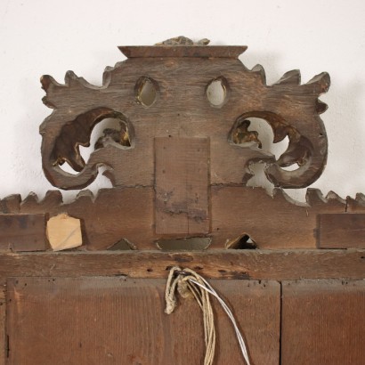 Barocker Spiegel Holz Italien XVII-XVIII Jhd