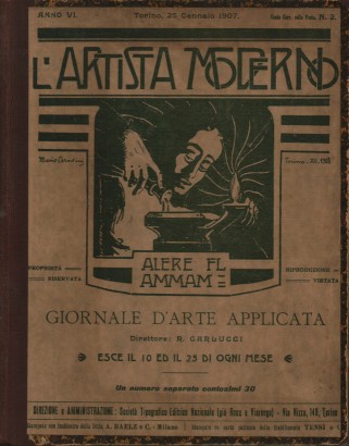 L'artista moderno Anno VI 1907