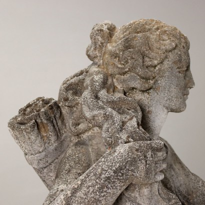 STATUA DA GIARDINO,Statua da Giardino Raffigurante Diana Ca