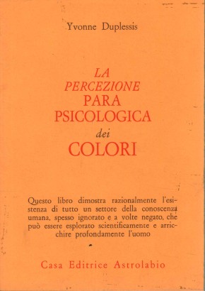 La percezione parapsicologica dei colori