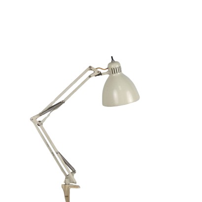Vintage Lampe Luxo Naska Loris Aluminium Italien 1960er-1970er