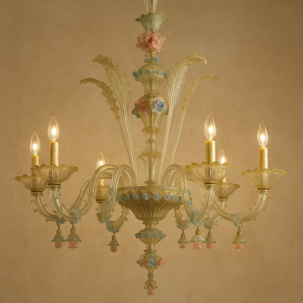 lampadario murano antico