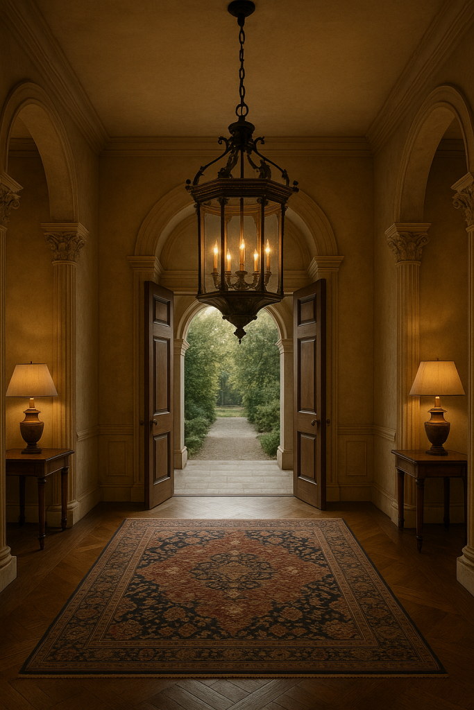 lampadario lanterna antico