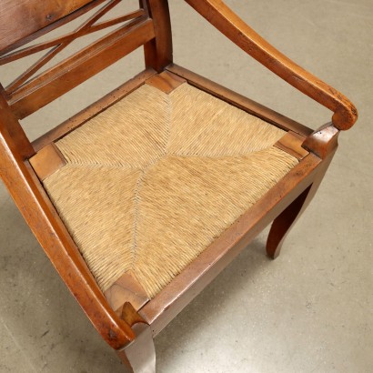 antiquités, fauteuil, fauteuils anciens, fauteuil ancien, fauteuil italien ancien, fauteuil ancien, fauteuil néoclassique, fauteuil XIXe siècle, fauteuil Directoire Vénétie