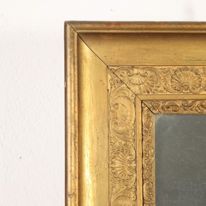 Mirror Gilded Wood Italy XX Century