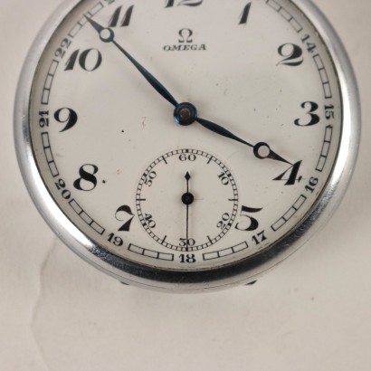 Omega Pocket Watch Steel Switzerland XX Century