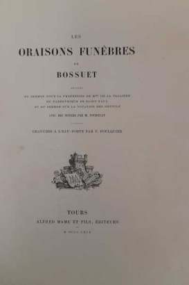 Les oraisons funèbres de Bossuet sur