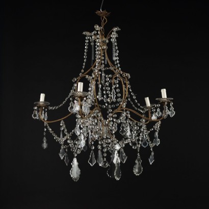 Chandelier Glass Italy XX Century