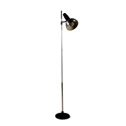 Lampadaire en Aluminium Chromé Italie Années 1960