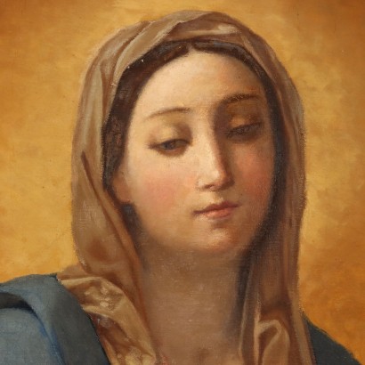 arte, arte italiana, pittura novecento italiana,Dipinto Madonna con Bambino