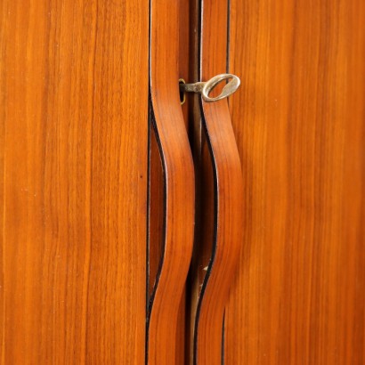 Wardrobe Teak Veneer Italy 1960s