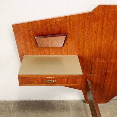 Doppelbett aus Teak Italien der 1950er-60er Jahre