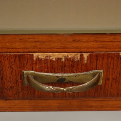 Doppelbett aus Teak Italien der 1950er-60er Jahre