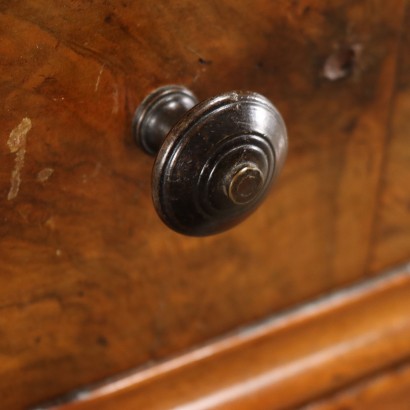 Ancient Cupboard Walnut Burl Italy XX Century