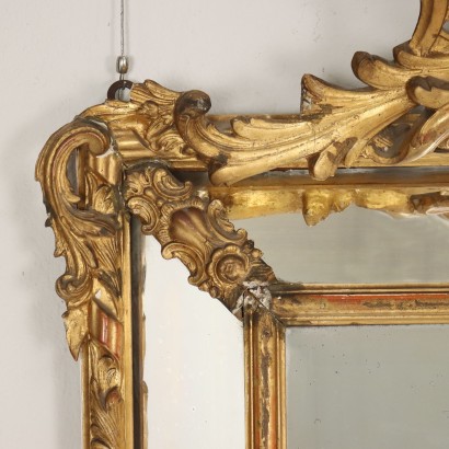 antiques, mirror, mirror antiques, antique mirror, antique Italian mirror, antique mirror, neoclassical mirror, 19th century mirror - antiques, frame, antique frame, antique frame, antique Italian frame, antique frame, neoclassical frame, 19th century frame, Carved and Gilded Eclectic Frame