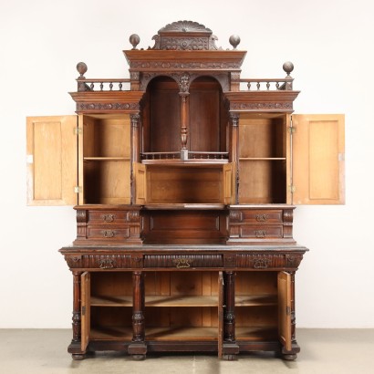 Cupboard Neorenaissance Walnut France XIX Century