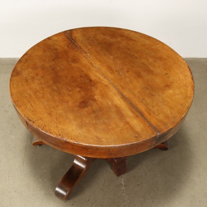 Round Table Charles X Mahogany Italy XIX Century