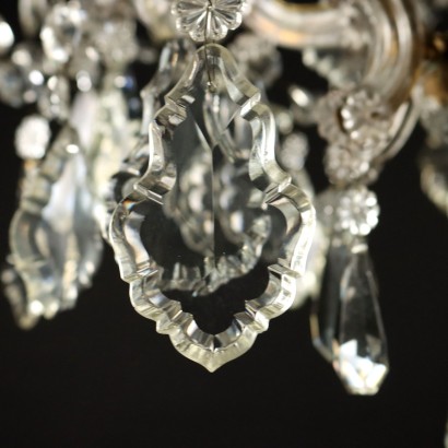 Chandelier Maria Theresa Style Glass Italy XX Century