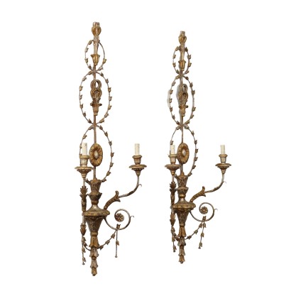 Coppia di Appliques in Stile Neoclassico