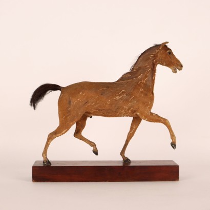 Sculpture Cheval par Henry Fratin Bois France 1818 ca.