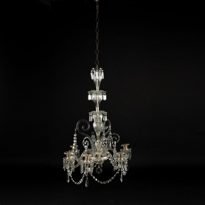 antiques, chandelier, antique chandeliers, antique chandelier, antique Italian chandelier, antique chandelier, neoclassical chandelier, 19th century chandelier, six light chandelier