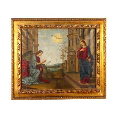 art, Italian art, twentieth century Italian painting, Annunciation painting