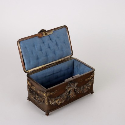 Ancient Jewelry Box in Copper from the XIX-XX Century