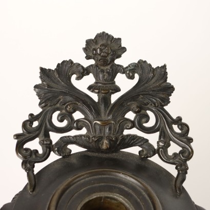 Lantern Bronze with Inkwell Italy XIX Century