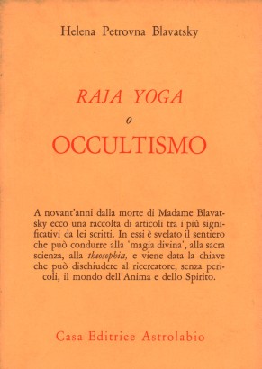 Raja Yoga o Occultismo