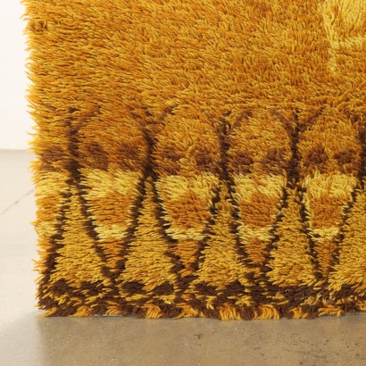 Vintage Carpet Wool Blend Long Pile Italy XX Century