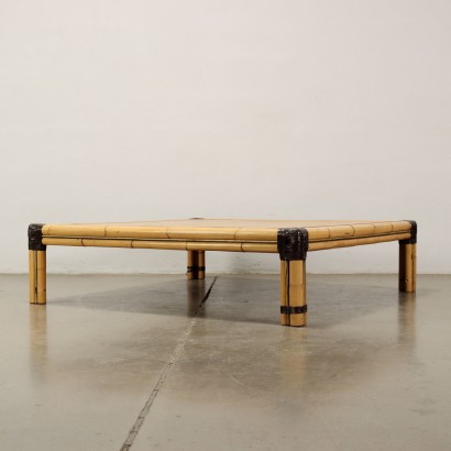 Coffee Table Arch. Smania Bamboo Italy 1980s