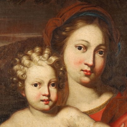 art, art italien, peinture italienne ancienne, Vierge à l'enfant peinture