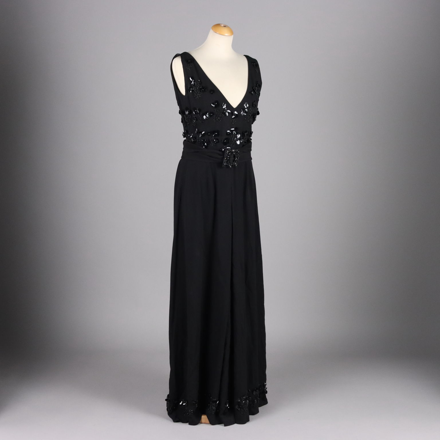 Vestito seta hotsell nero